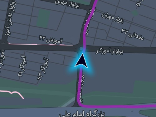 رهگیری لحظه‌ای خودرو